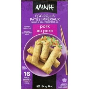 Image of Minh Frozen Pork Egg Rolls - 1 x 1.24 Kilos
